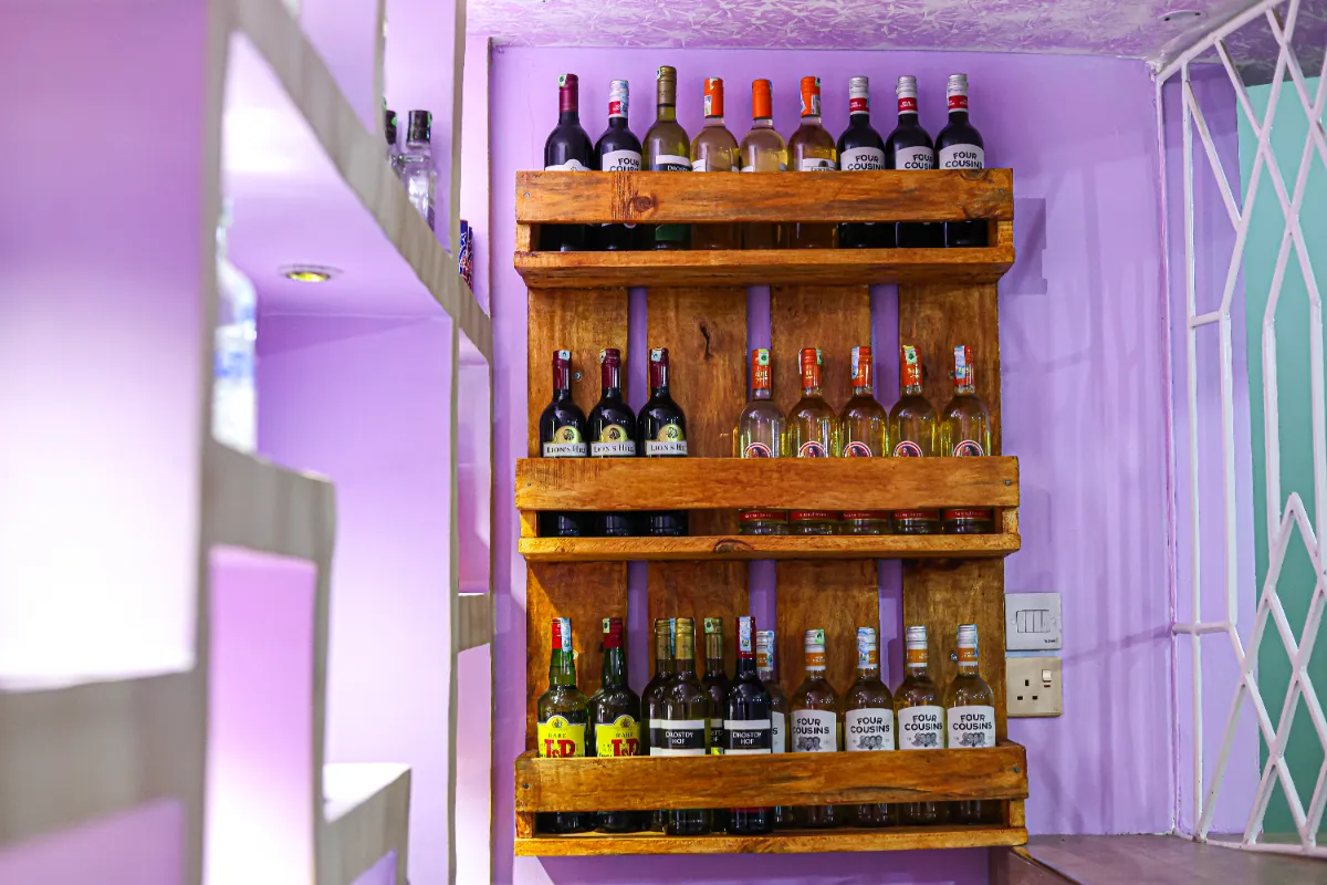 Bar and lounge area at JK Maasai Hotel